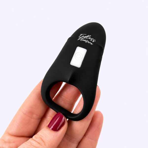 Black Remote Control Cock Ring