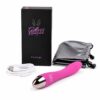 Flamingo Curved Vibrator Pink with box and charging cable
