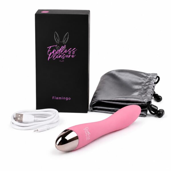 Flamingo Curved Vibrator Pink with Box