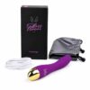 Flamingo Curved Vibrator Purple with box and charging cable
