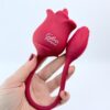 Rose 2 in 1 Licking and Thrusting Vibrator