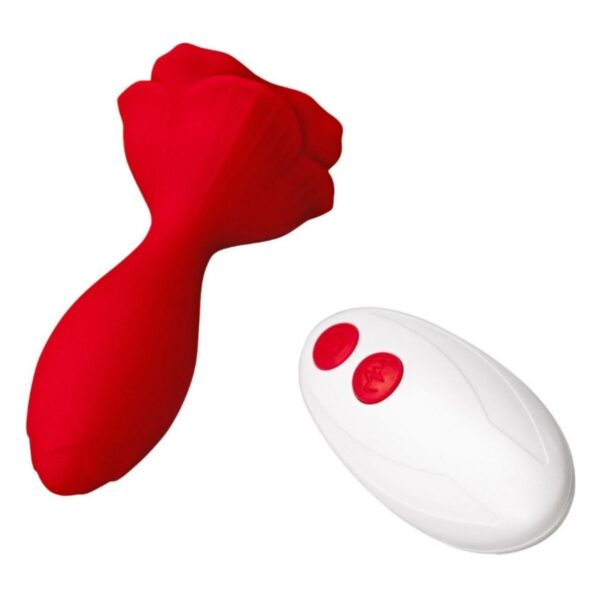 Rose Base Remote Controlled Anal Vibrator