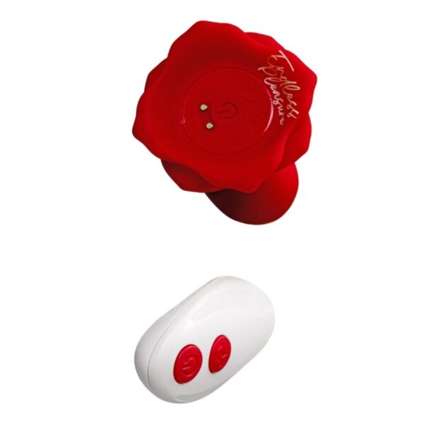 Rose Base Remote Controlled Anal Vibrator