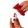 Rose Base Remote Controlled Anal Vibrator