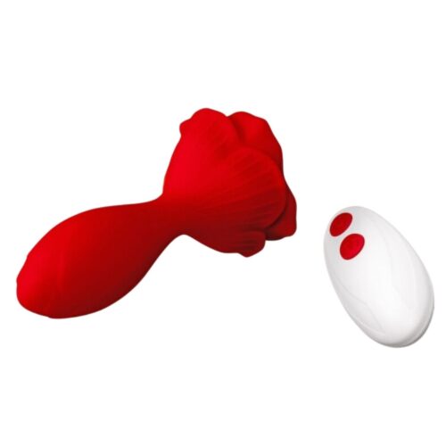 Rose Base Remote Controlled Anal Vibrator