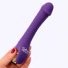 Silky Silicone Purple Vibrator