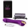 Silky Silicone Purple Vibrator with Box