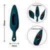 3-in-1 Silicone Vibrator Set Dark Green