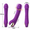 Rotating Silicone Vibrator Purple