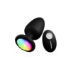 Remote Control Flashing Silicone Vibrating Anal Plug
