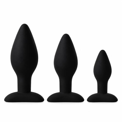 Deep Pleasure Silicone Anal Butt Plug Set Deep Pleasure Silicone Anal Butt Plug Set