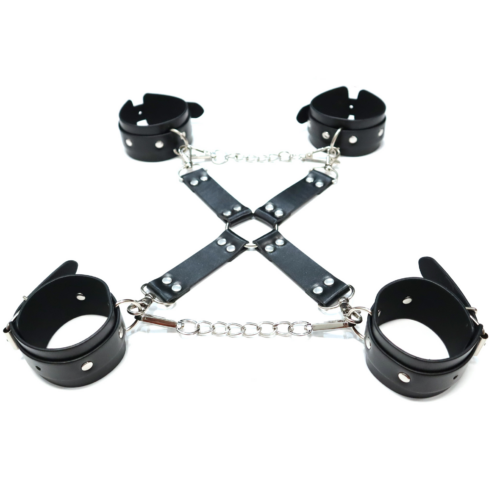 Cross Buckle Collar Set