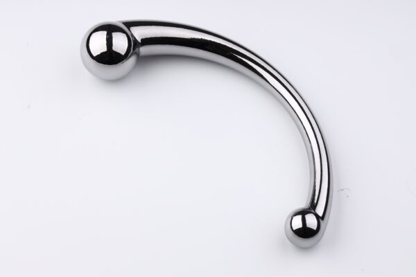 Dual-Ended G-Spot & Anal Metal Plug (8) Stainless Steel Double Ended Wand