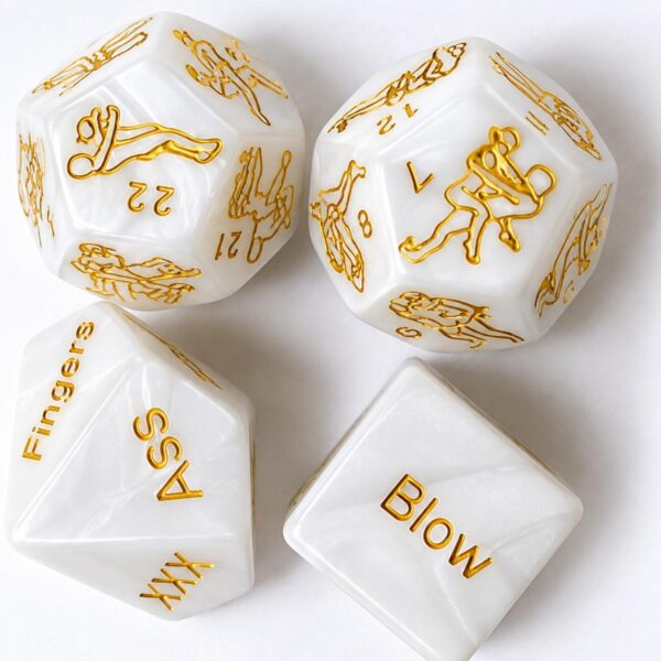 Fantasy Dice Set white