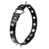 Heart-Shaped Punk Metal Rivet Collar