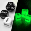 6 Piece Glow in the Dark Dice Set