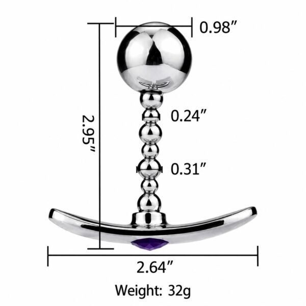 Jewelled Anchor Butt Plug(3)
