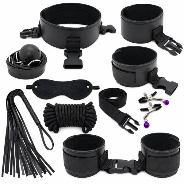 Red and black BDSM Set
