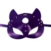 Purple BDSM Cat Mask
