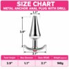 Anchor Stainless Steel Butt Plug (2)