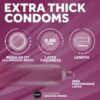 EXS Extra Thick Condoms Pack of 12