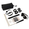 Luxury Black Leather BDSM Set