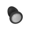 Remote Flashing Black Butt Plug