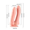 Dual Shaft Suction Cup Dildo