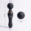 Freeza Black Wand Vibrator Freeza Black Wand Vibrator