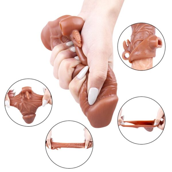 6.5 Inch Vibrating Penis Extension