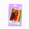 Red Fishnet Mini Dress