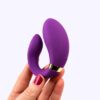 Purple Remote Wearable Couples Vibrator