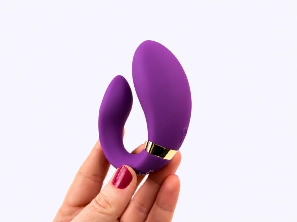 Purple Remote Wearable Couples Vibrator