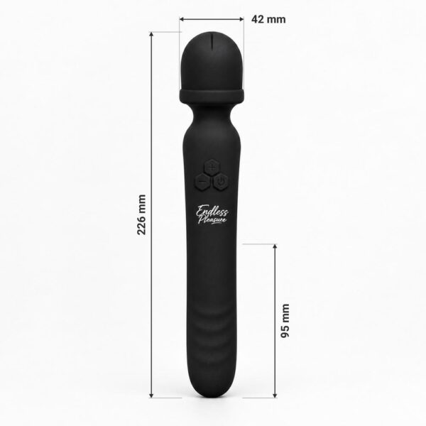 Warming Wand Vibrator Black