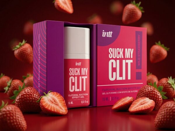 INTT SUCK MY CLIT WILD STRAWBERRY STIMULATING GEL 15ML (1)