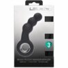 Vibrating Beaded Silicone Prostate Stimulator Black (2)