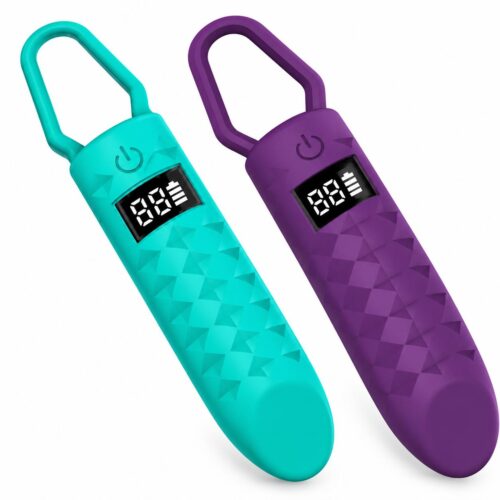 10-Mode Silicone Bullet Vibrator with Digital Display 2 colurs 10-Mode Silicone Bullet Vibrator with Digital Display 2 colurs