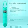 10-Mode Silicone Bullet Vibrator with Digital Display Blue 1