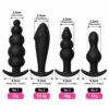 4-Piece Silicone Anal Exploration Plug Set