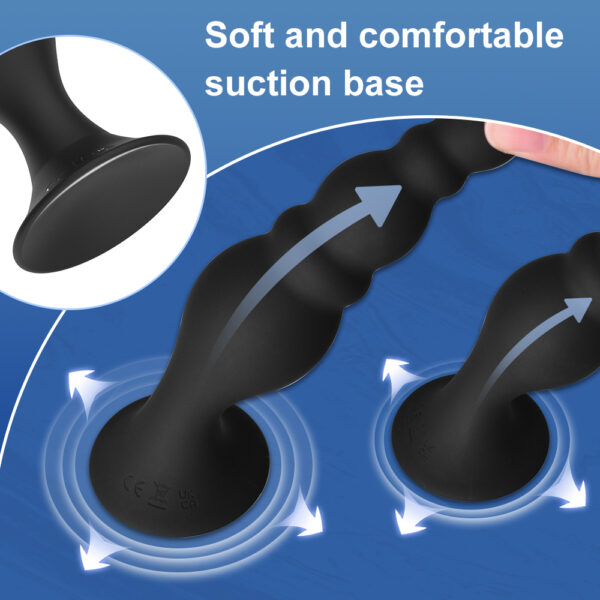 4-Piece Suction Cup Plug Set with Vibrator(2)