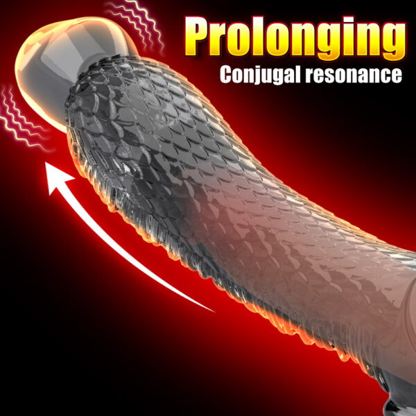 9 Inch Vibrating Black Beauty Enhancer7