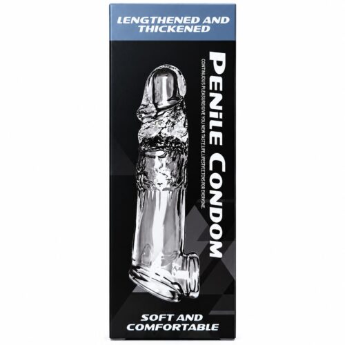 Clear Penis Extension Sleeve – Lengthened & Thickened