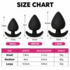 Mushroom head silicone butt plug (1)