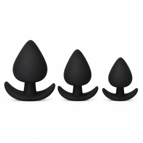 Mushroom head silicone butt plug