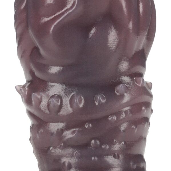 OUCH! HELLSPAWN SILICONE DILDO RED BLACK(2)