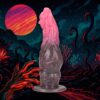 OUCH! HELLSPAWN SILICONE DILDO RED BLACK(3)