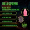 OUCH! HELLSPAWN SILICONE DILDO RED BLACK(4)