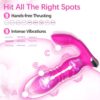 Pink App-Controlled Dual-Stimulation Thrusting Vibrator(1)