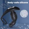 Remote Control Rotating Prostate Massager with Cock Ring (1) Remote Control Rotating Prostate Massager with Cock Ring (1)