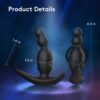 Remote Control Rotating Prostate Massager with Cock Ring 930 Remote Control Rotating Prostate Massager with Cock Ring 930